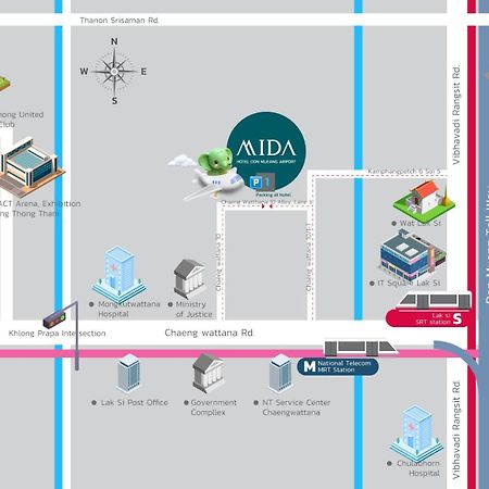 Mida Hotel Don Mueang Airport Бангкок Екстер'єр фото